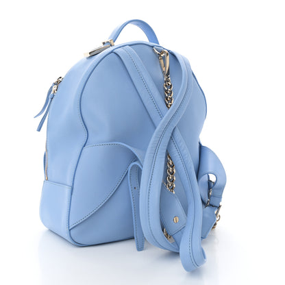 Versace Calfskin Palazzo Medusa Backpack Blue 3 of 9