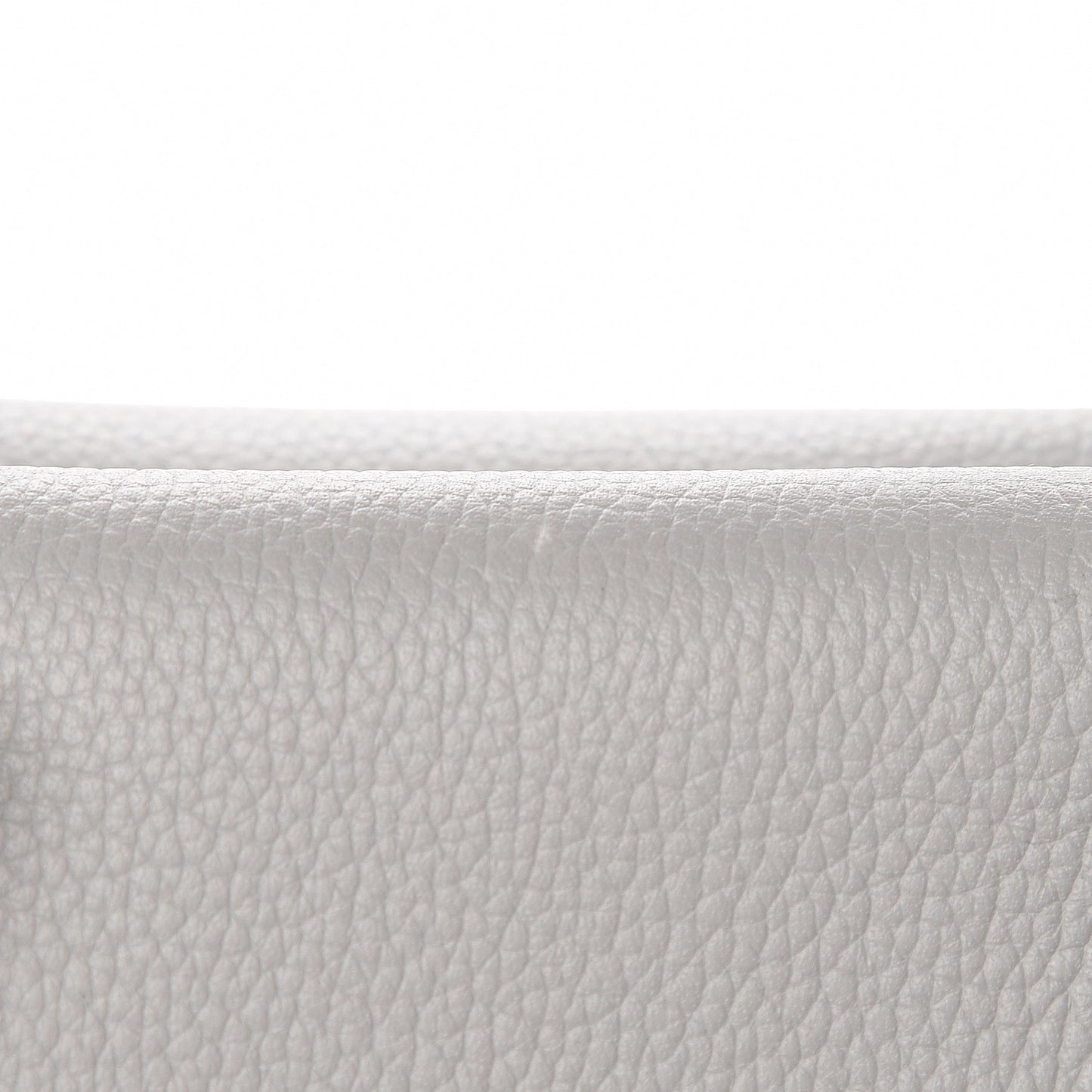 Grained Calfskin Medium Milla Tote Whisper Grey