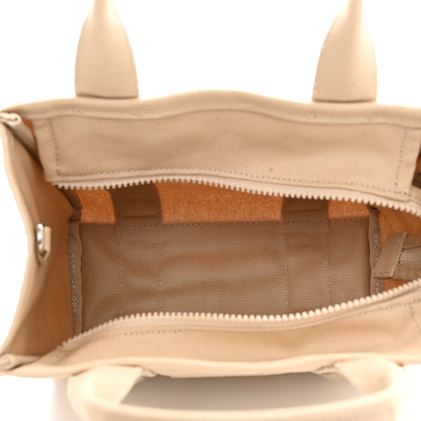 Cotton Canvas Mini The Stud Tote Bag Beige