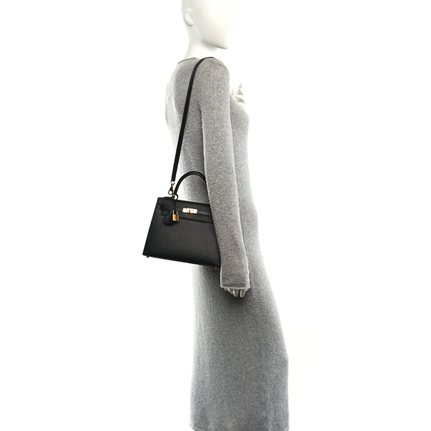 Hermes Epsom Kelly Sellier 25 Black 2 of 11