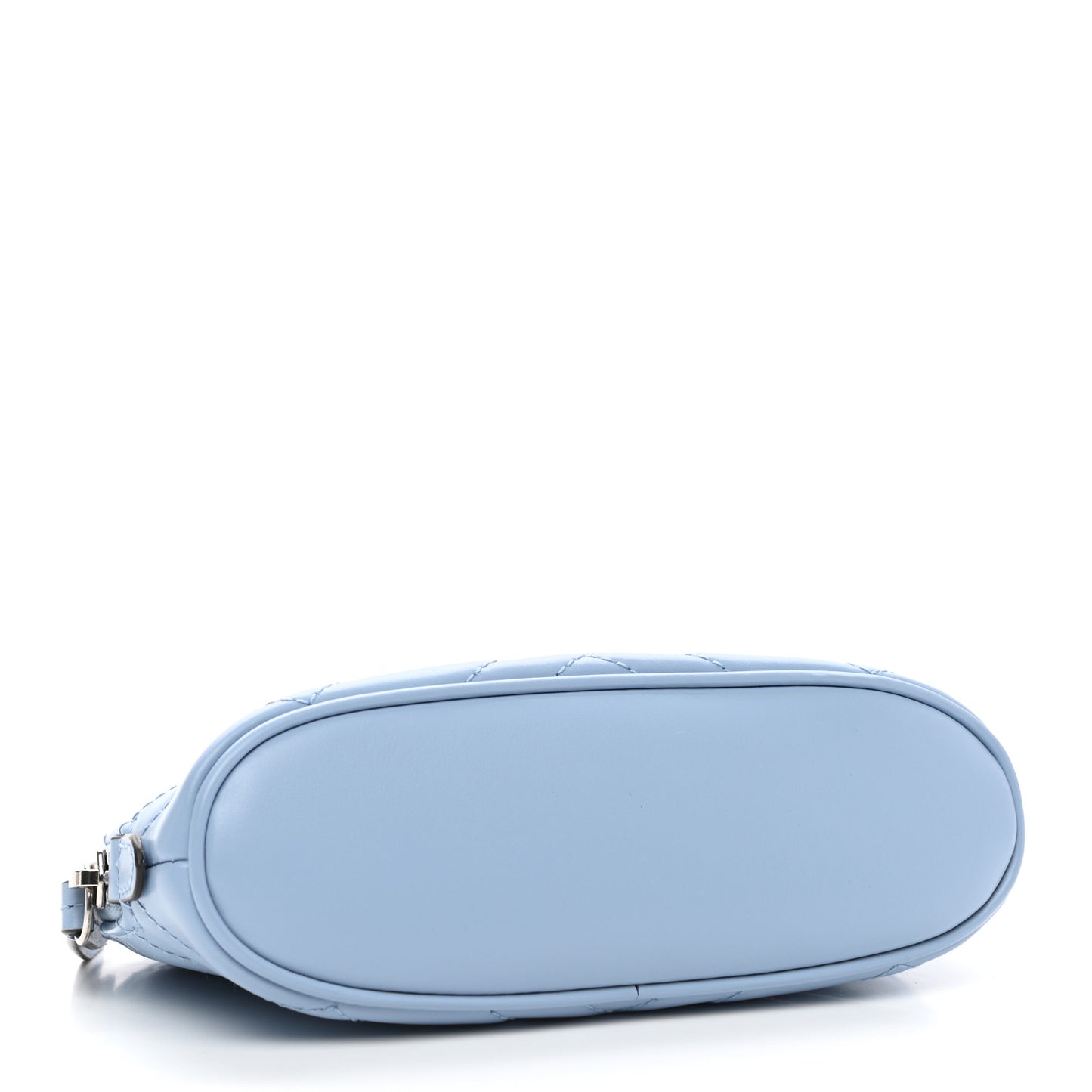 Calfskin Matelasse GG Marmont Pouch Cosmetic Case Porcelain Light Blue
