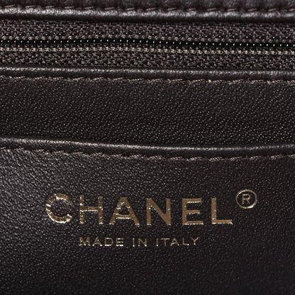 Chanel Lambskin Quilted Mini Rectangular Flap Dark Brown 5 of 8
