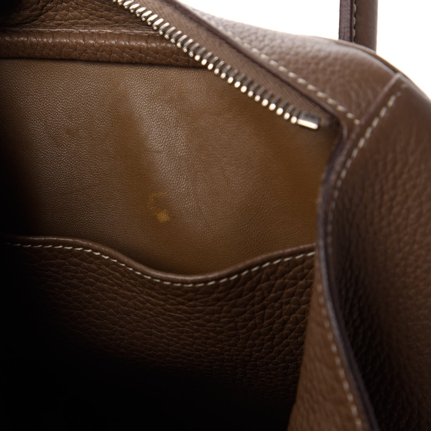 Hermes Taurillon Clemence Lindy 34 Etoupe 10 of 10