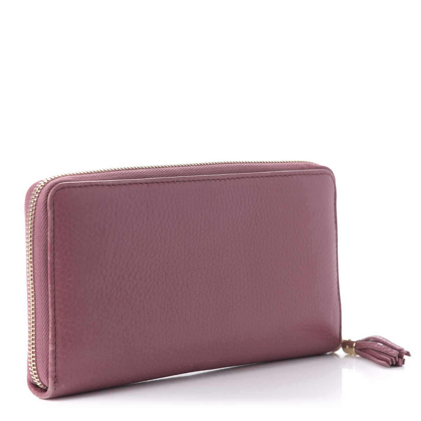 Pebbled Calfskin Soho Zip Around Wallet Peonia Flower