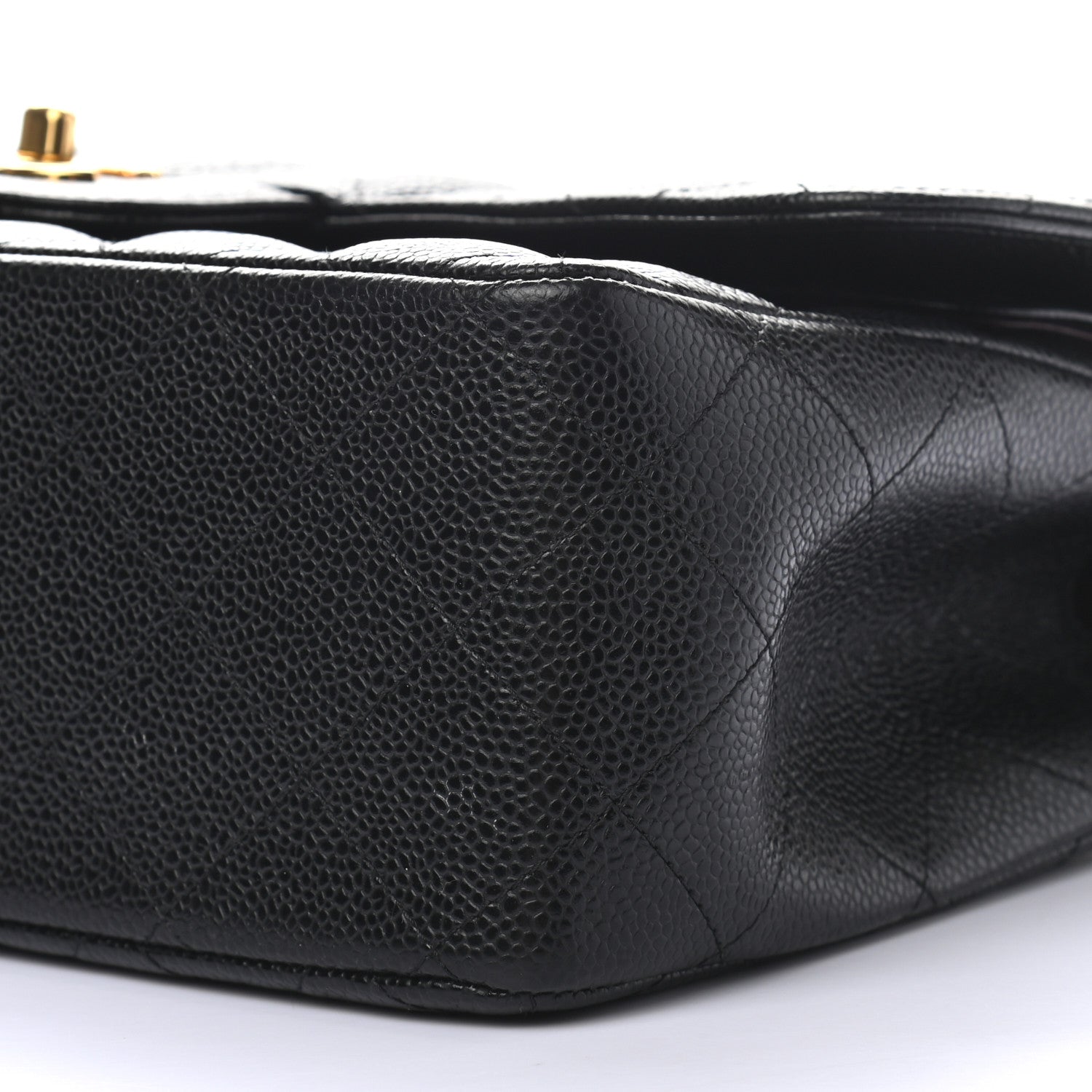 Chanel Caviar Quilted Jumbo Double Flap Black 9 of 9
