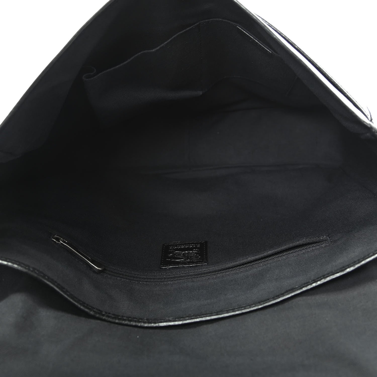 Burberry Grainy Calfskin Messenger Bag Black 5 of 10