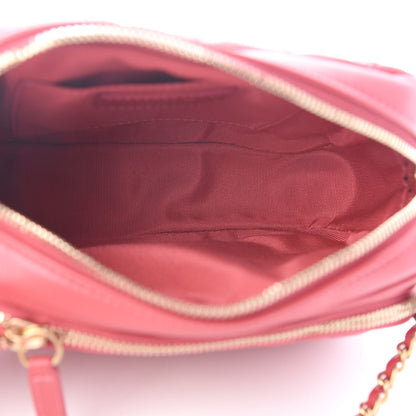 Chanel Calfskin Quilted Day Trips Camera Case Pink 5 of 9