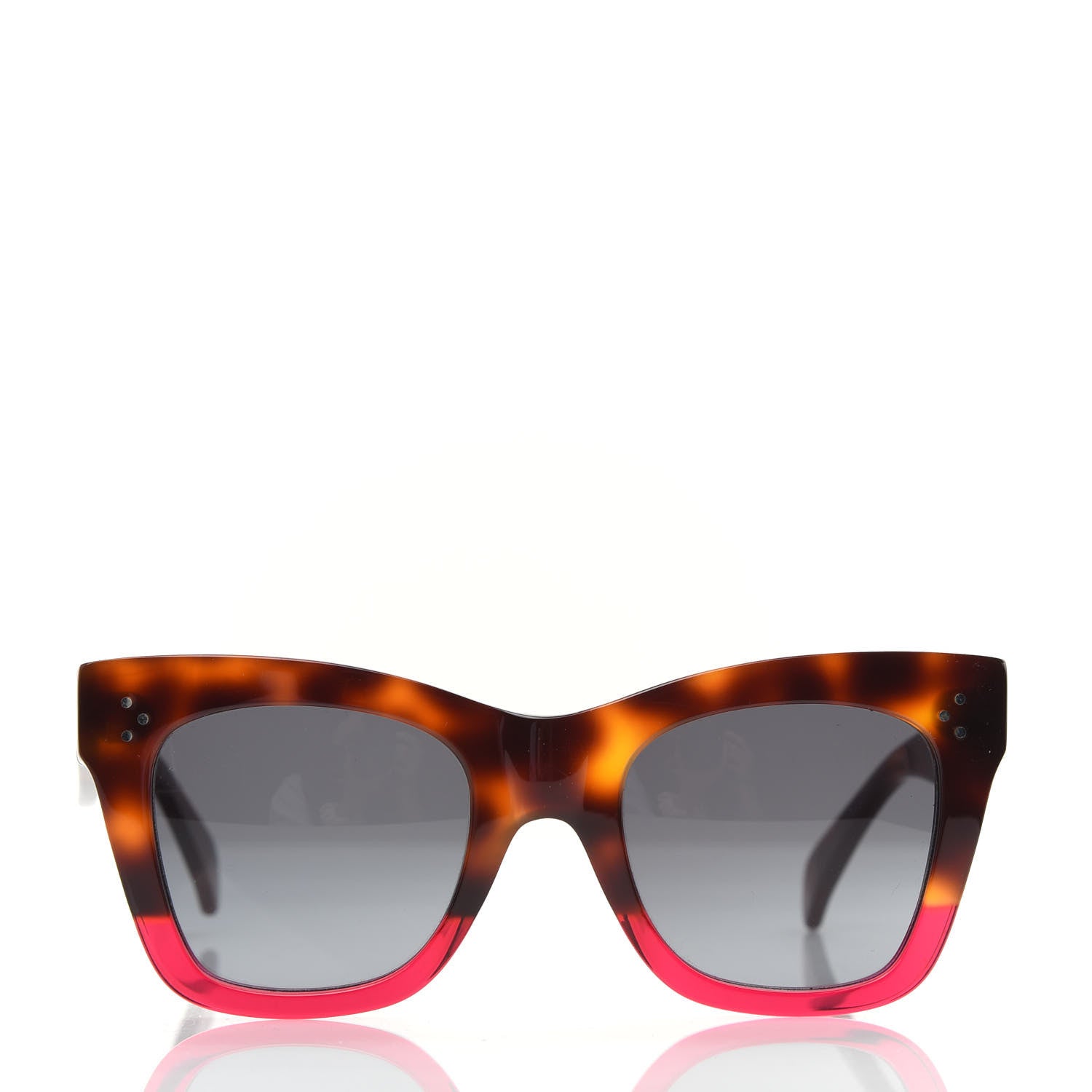 Celine Acetate Catherine Sunglasses CL41090/S Havana Red 2 of 7