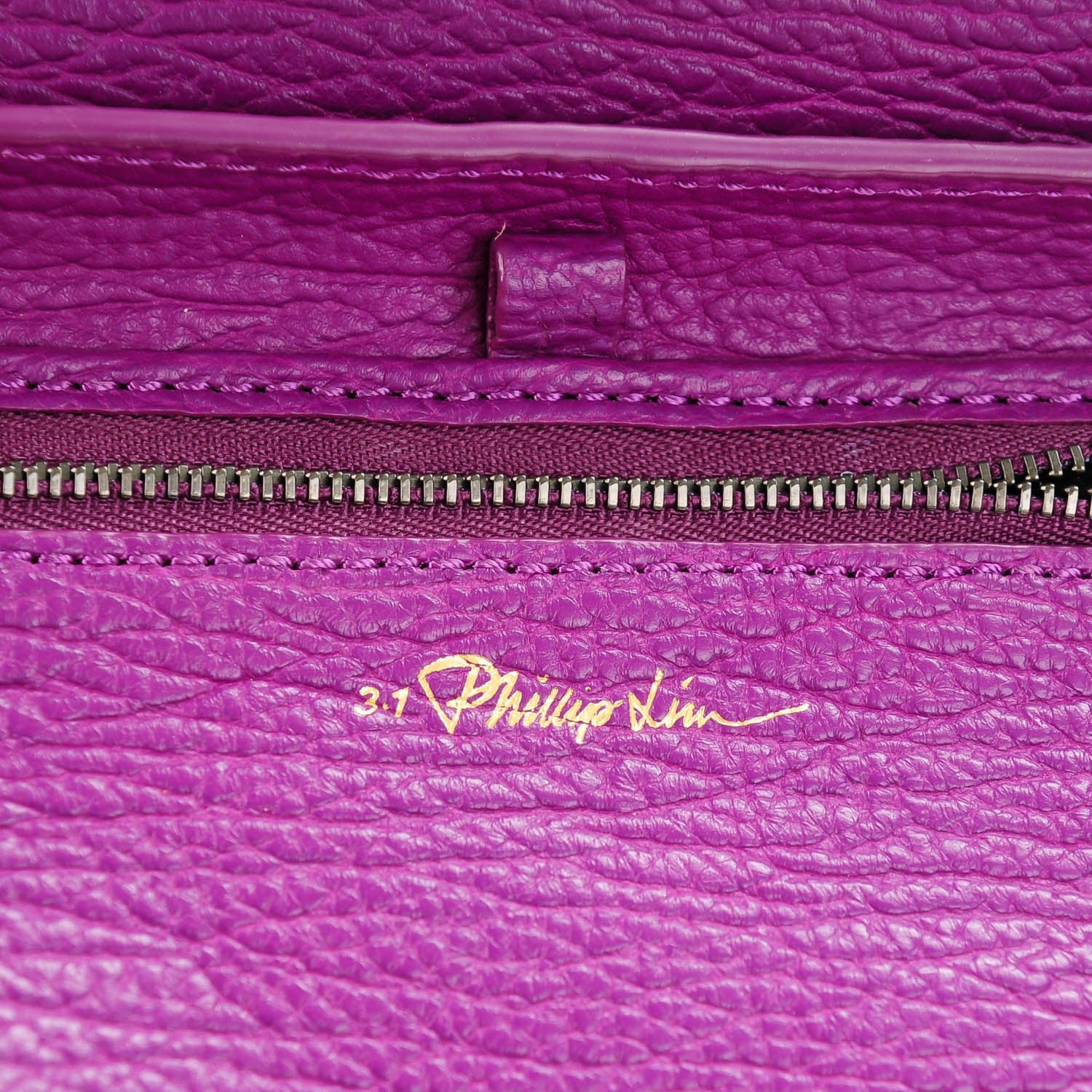 3.1 Phillip Lim 3.1 Textured Calfskin Mini Pashli Satchel Orchid 7 of 7