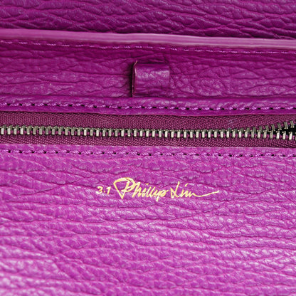 3.1 Phillip Lim 3.1 Textured Calfskin Mini Pashli Satchel Orchid 7 of 7