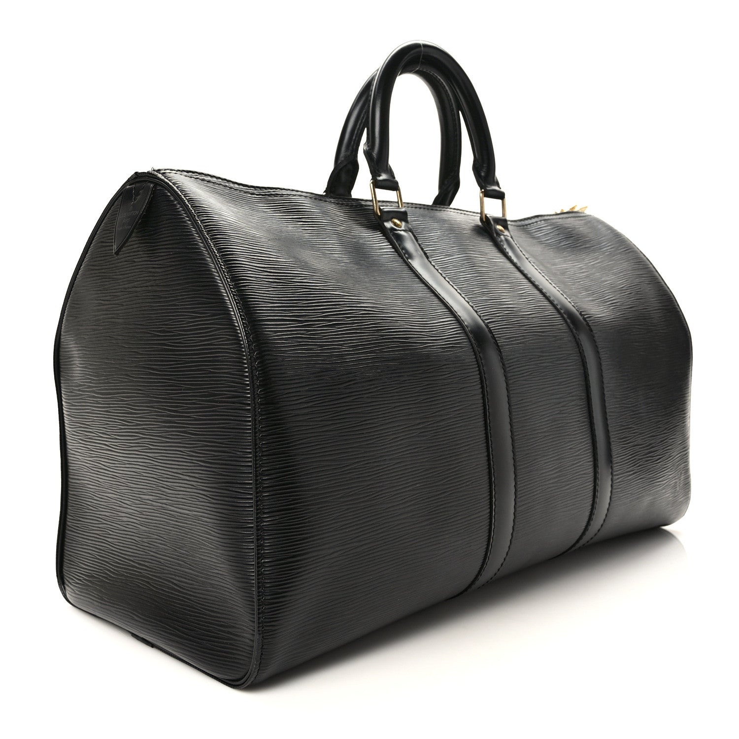 Louis Vuitton Epi Keepall 45 Black 3 of 11