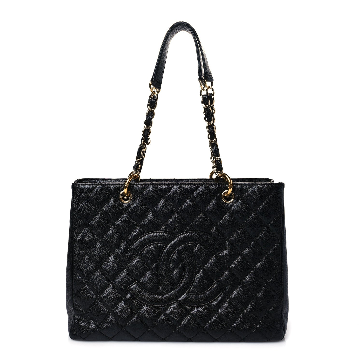 Chanel Caviar Quilted Grand Shopping Tote GST Black 1 of 10