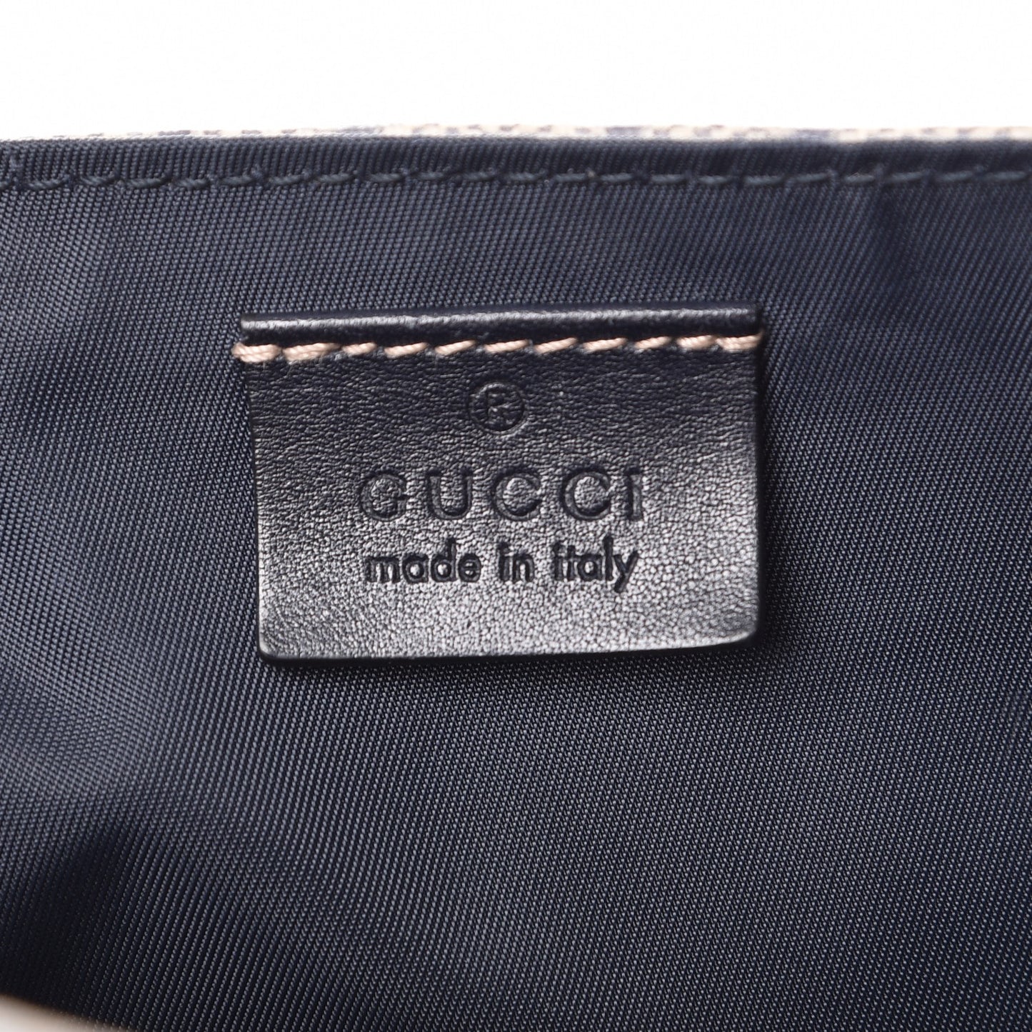 GG Plus Monogram Messenger Diaper Bag Navy