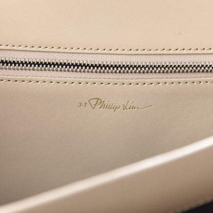 3.1 Phillip Lim 3.1 Textured Calfskin Soleil East West Shoulder Bag Nougat 6 of 13