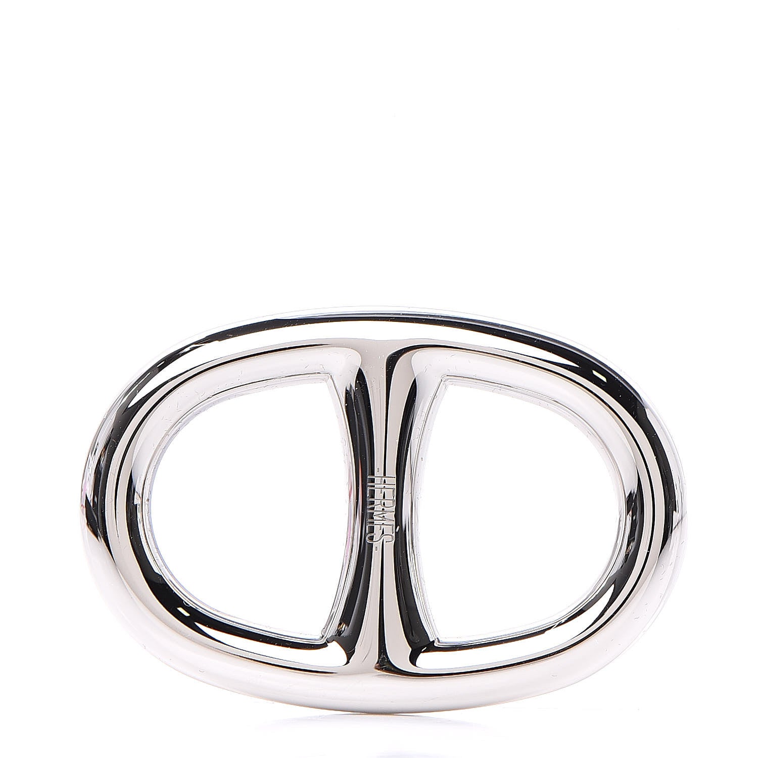 Hermes Palladium Chaine D'Ancre Scarf Ring 1 of 2
