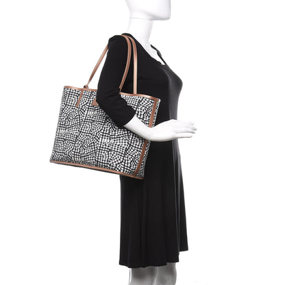 MCM Metallic Visetos Medium Anya Shopper Tote Champagne Gold 2 of 16