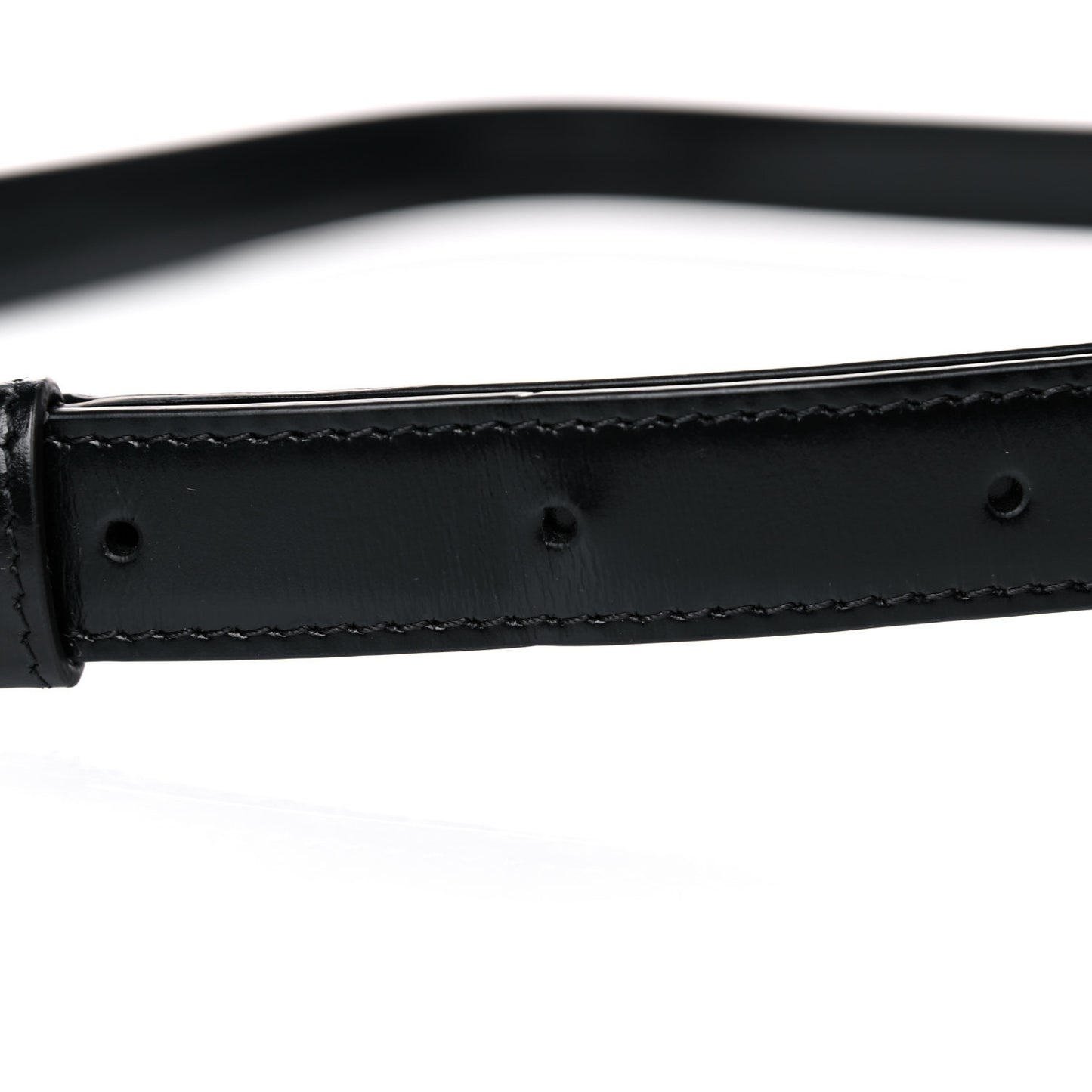 Shiny Calfskin Medium Triomphe Black