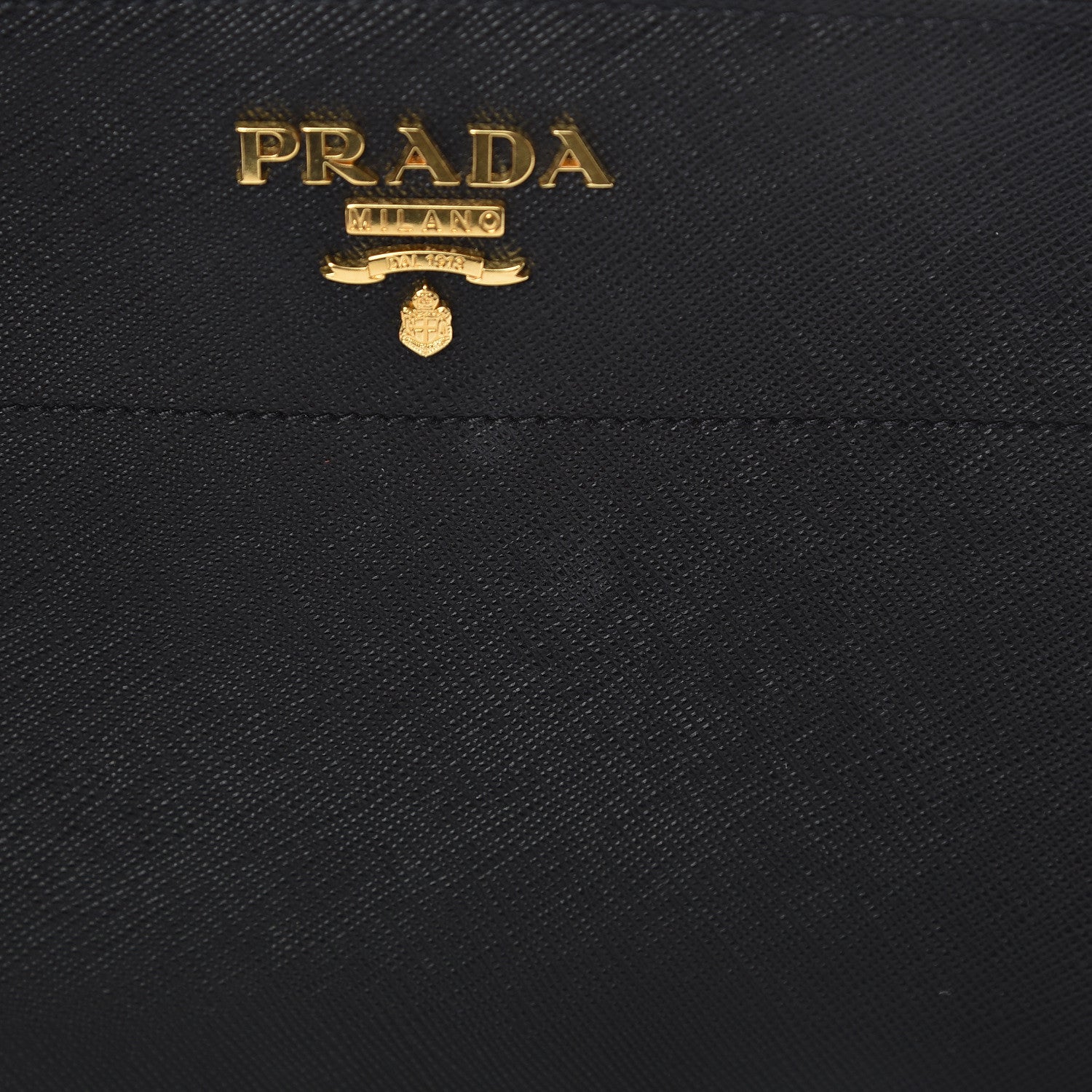 Prada Saffiano City Calfskin Esplanade Crossbody Bag Black 12 of 12