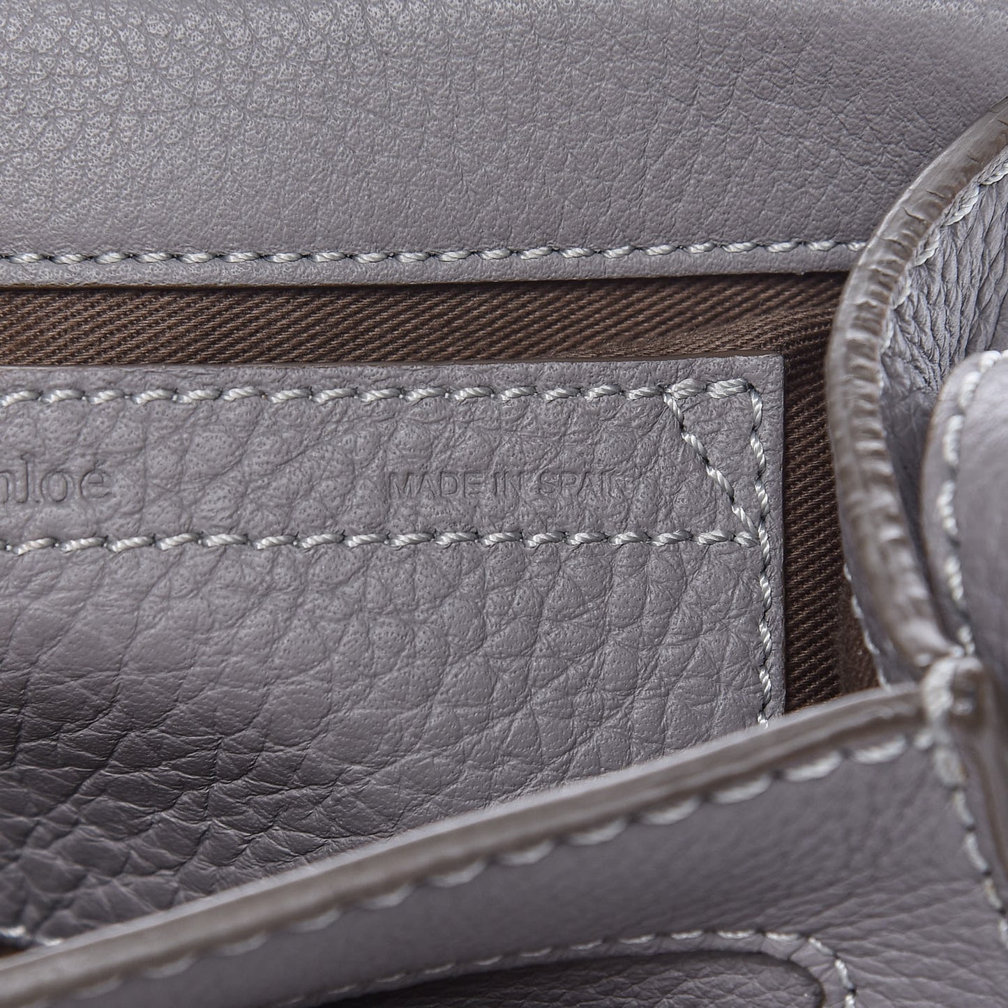 Calfskin Mini Marcie Round Crossbody Bag Cashmere Grey