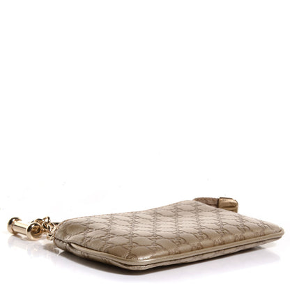 Gucci Metallic Microguccissima Key Case Golden Beige 4 of 8
