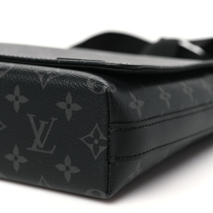 Louis Vuitton Monogram Eclipse District PM Black 9 of 10