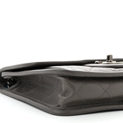 Chanel Calfskin Quilted Mini French Riviera Flap Grey 9 of 10