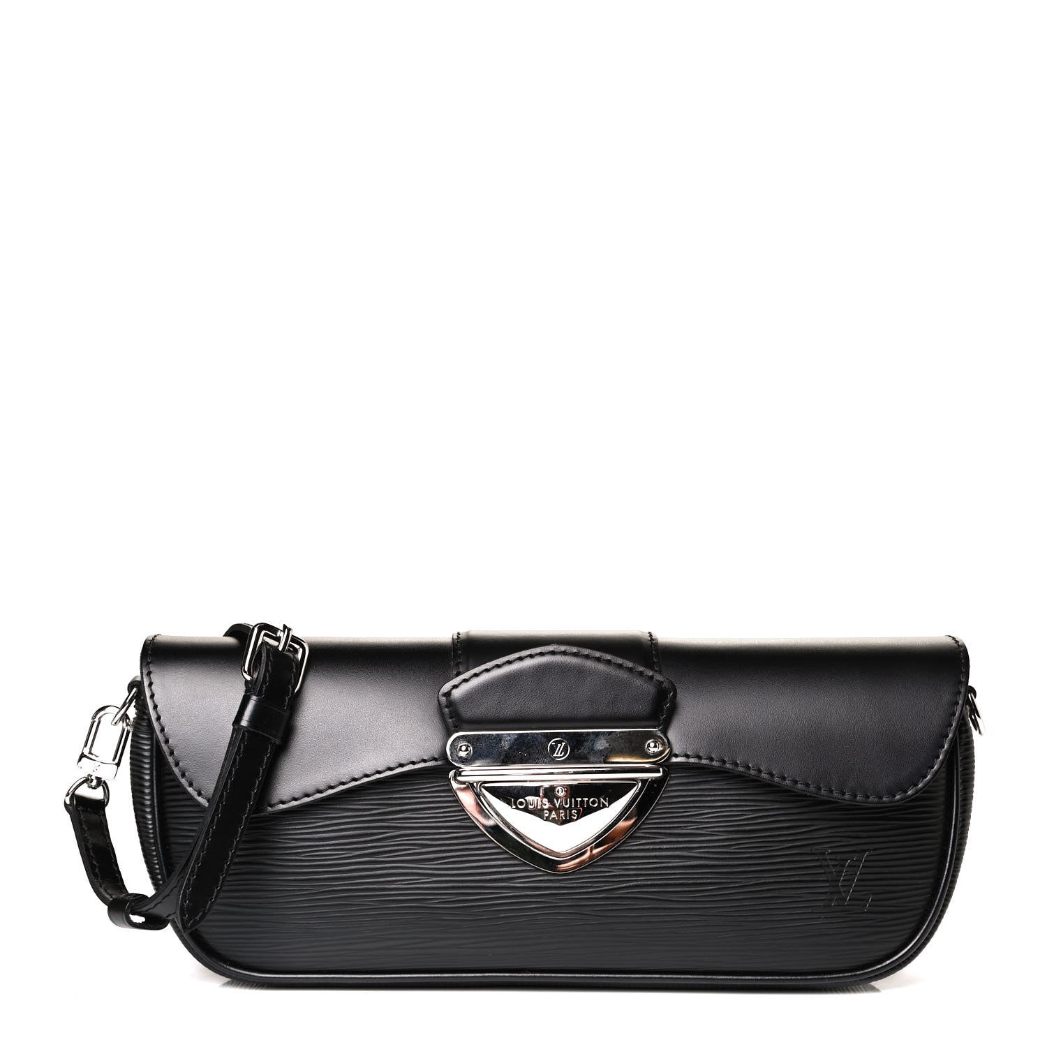 Louis Vuitton Epi Montaigne Clutch Black 1 of 13