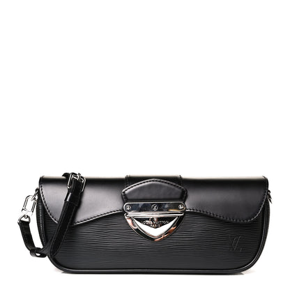 Louis Vuitton Epi Montaigne Clutch Black 1 of 13