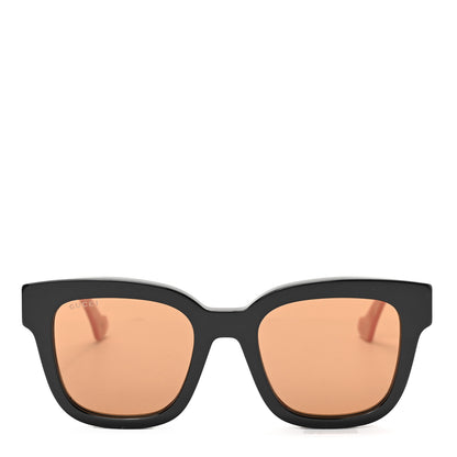 Gucci Rectangle 52mm Frame Sunglasses GG0998/S Black Pink 2 of 6