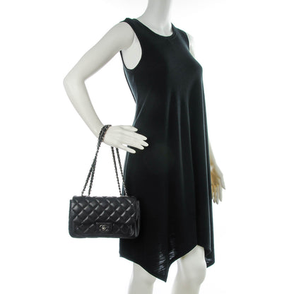 Chanel Caviar Quilted Medium Now and Forever Flap Black 2 of 7