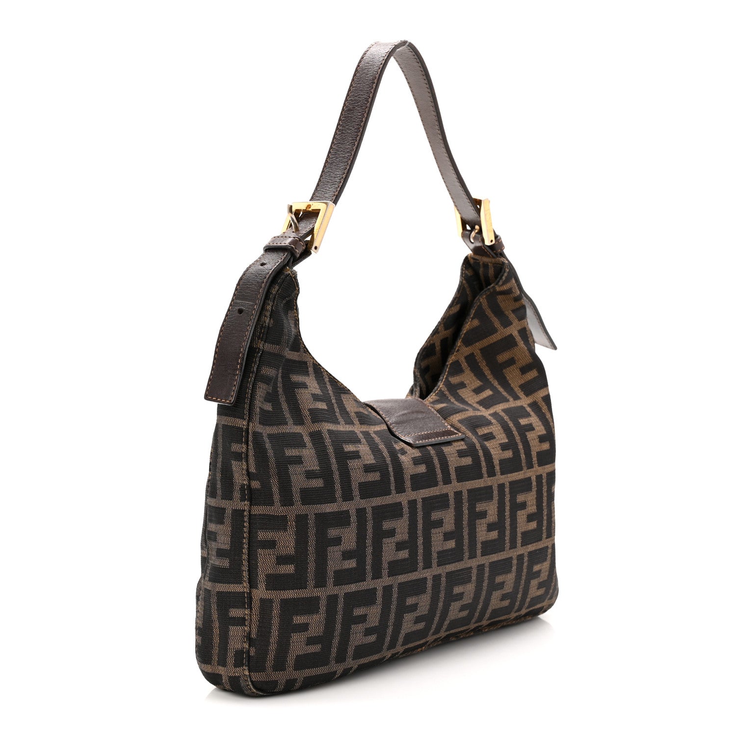 Fendi Zucca Hobo Tobacco 3 of 10