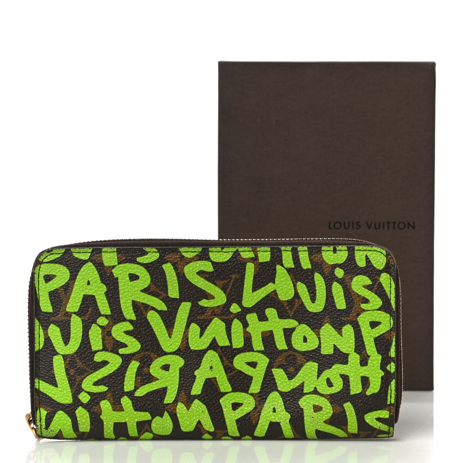 Louis Vuitton Monogram Graffiti Zippy Wallet Green 17 of 17