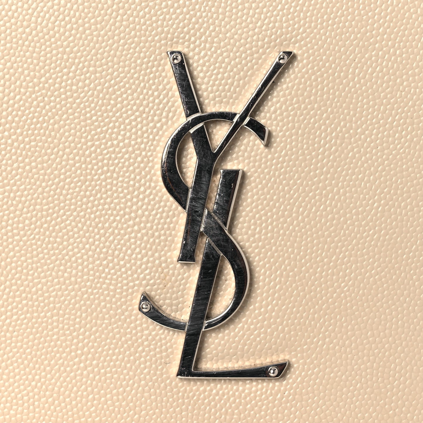 Grain De Poudre Classic Kate Monogram Clutch Dark Beige