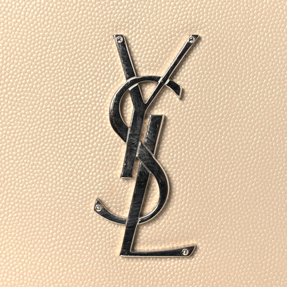 Saint Laurent Grain De Poudre Classic Kate Monogram Clutch Dark Beige 13 of 13