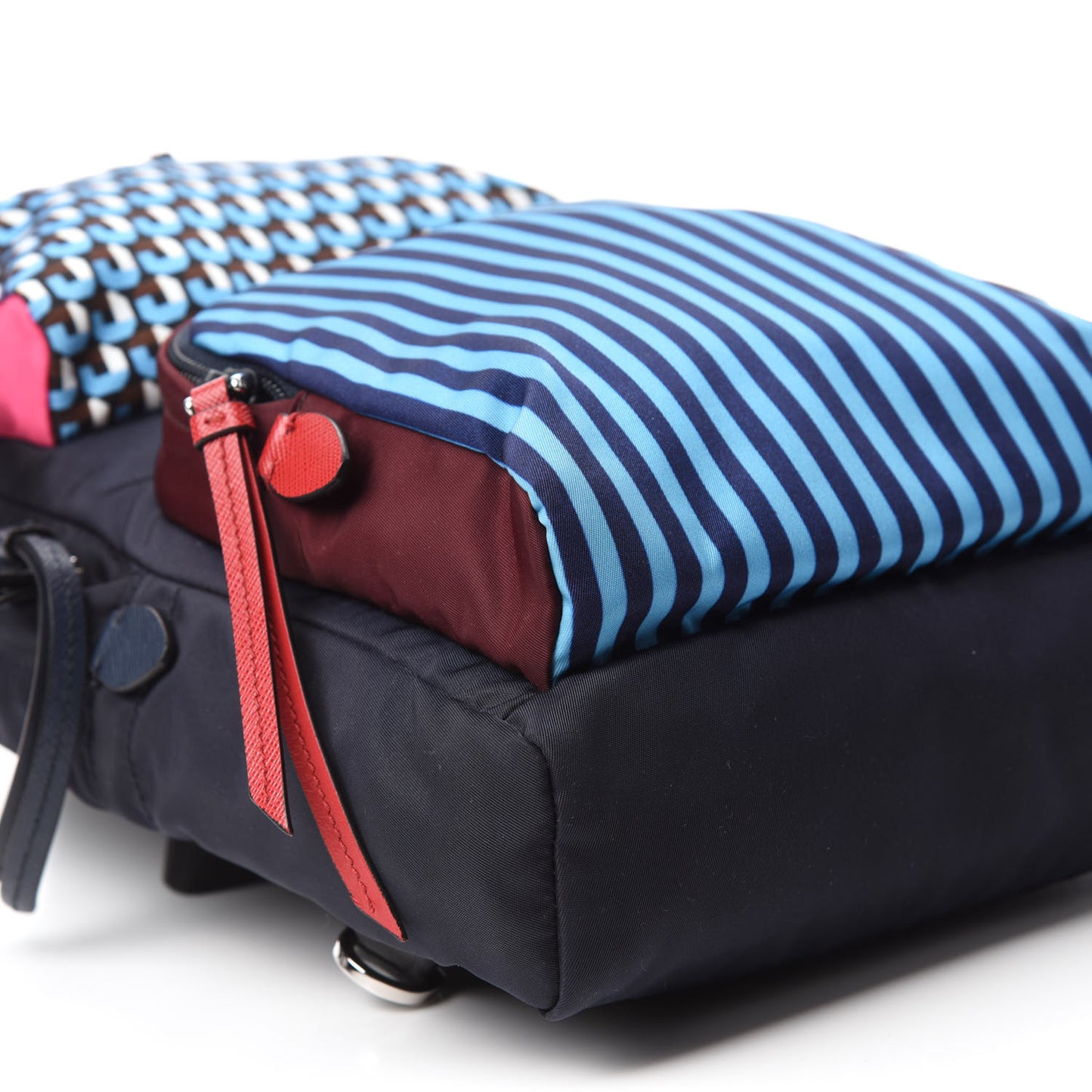 Tessuto Stampato Nylon Otta Print Sling Backpack Black