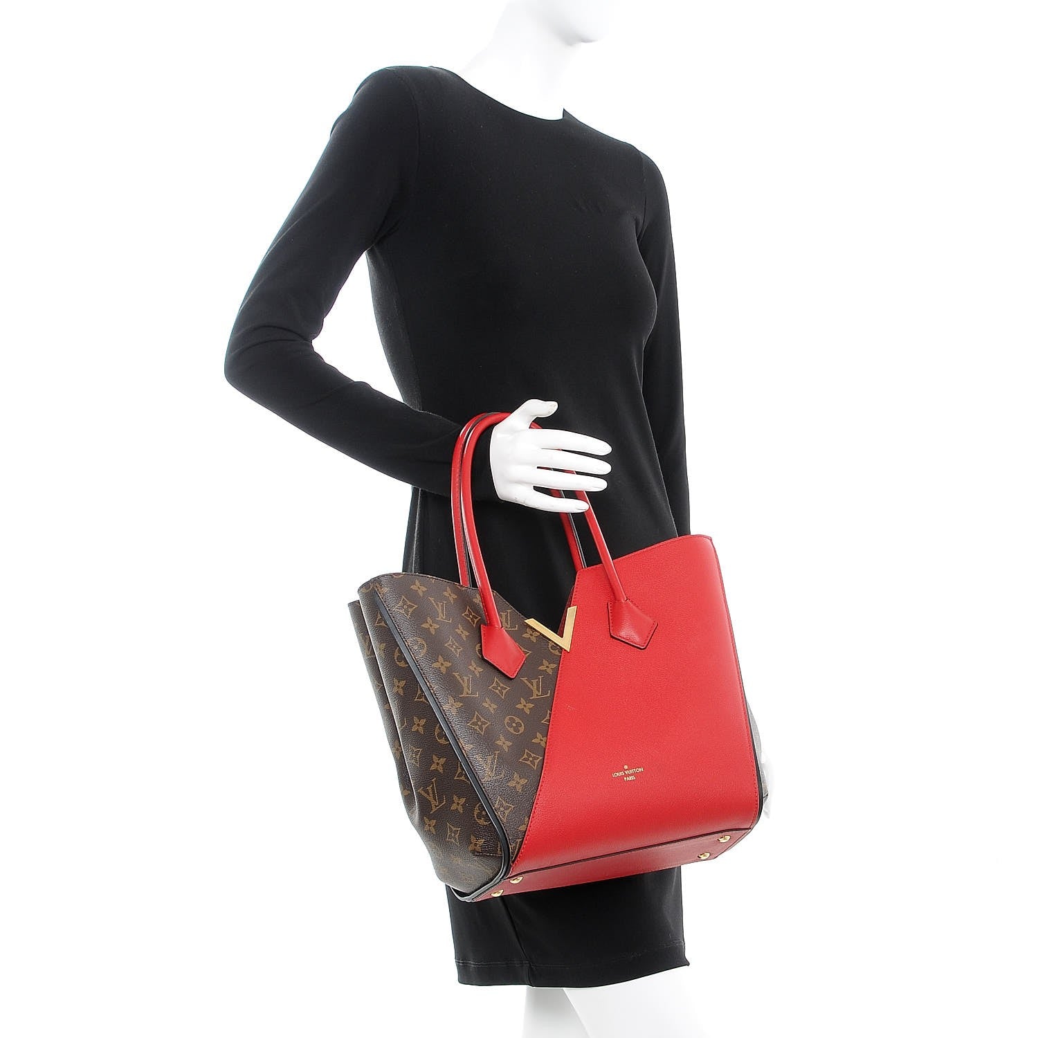 Louis Vuitton Calfskin Monogram Kimono Tote Cherry 2 of 14