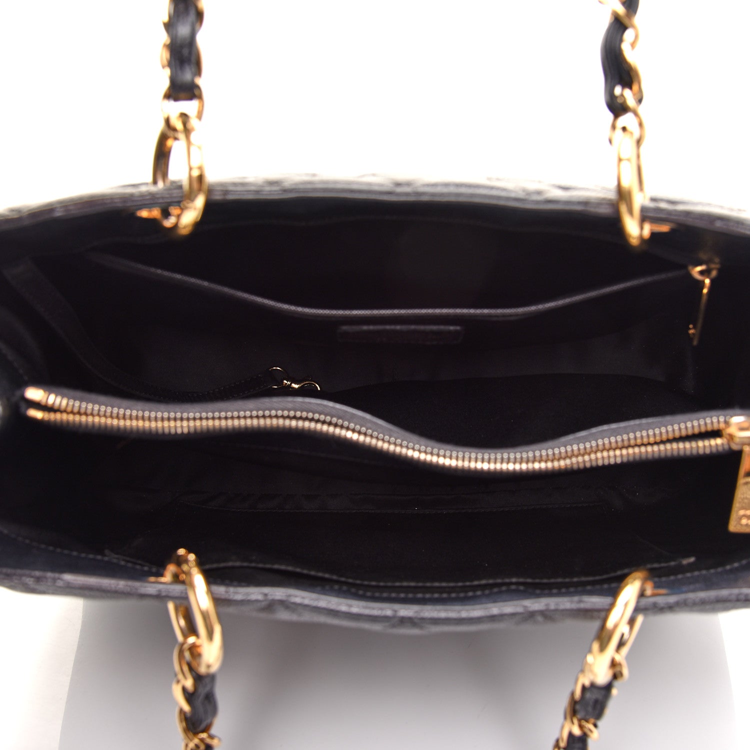 Chanel Caviar Quilted Grand Shopping Tote GST Black 5 of 10