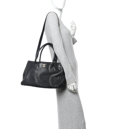 Chanel Calfskin Cerf Executive Shopper Tote Black 2 of 10
