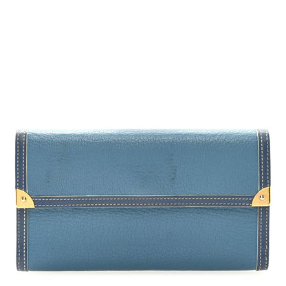 Louis Vuitton Suhali Porte Tresor International Wallet Blue 1 of 6