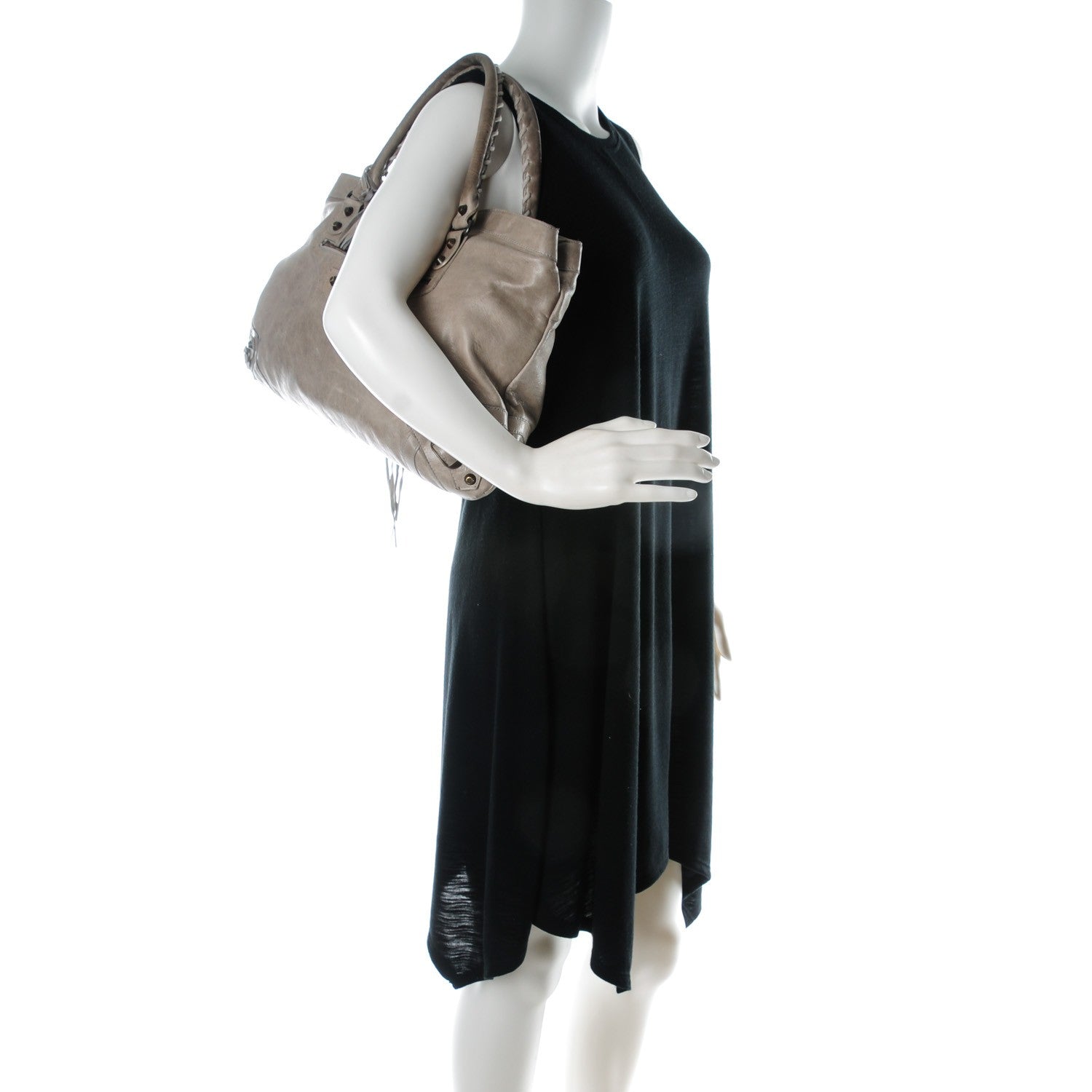 Balenciaga Chevre Classic Hardware Purse Greige 2 of 11