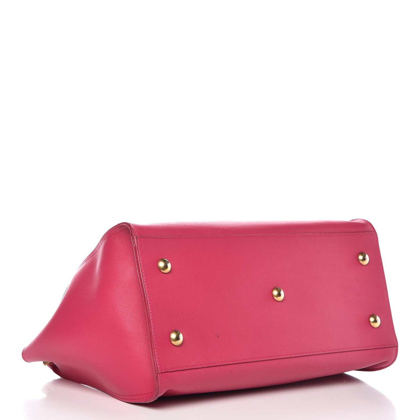 Calfskin Small Classic Y Cabas Fuchsia
