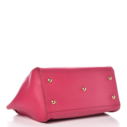 Saint Laurent Calfskin Small Classic Y Cabas Fuchsia 4 of 13