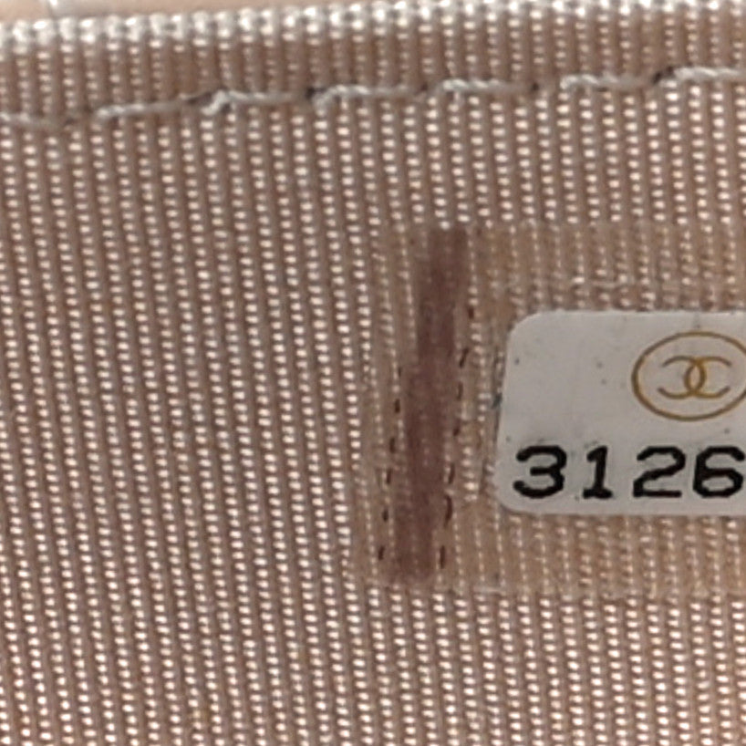 Lambskin Quilted Chanel 19 Wallet On Chain WOC Beige