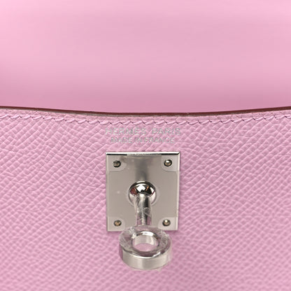 Hermes Epsom Mini Kelly Sellier 20 Mauve Sylvestre 6 of 9