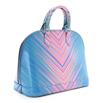 Louis Vuitton Epi Tropical Alma PM Blue Rose 3 of 9