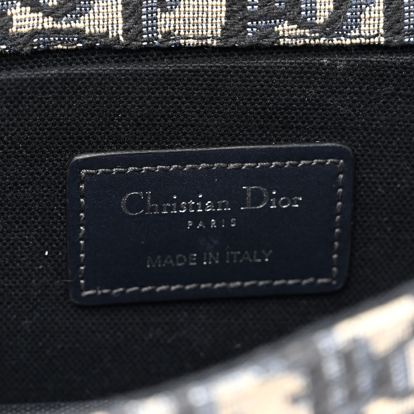 Oblique Calfskin 30 Montaigne East West Chain Flap Bag Blue