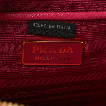 Prada Saffiano Lux Small Camera Crossbody Bag Magenta 6 of 9