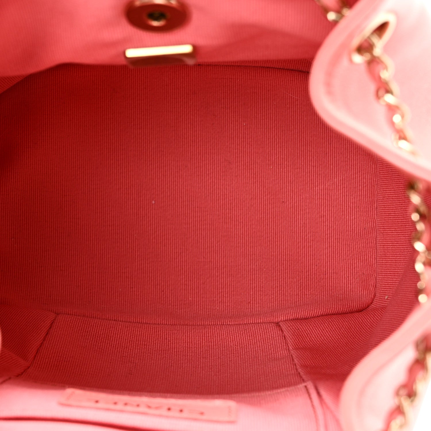 Chanel Lambskin Quilted Small Duma Drawstring Backpack Pink 5 of 10