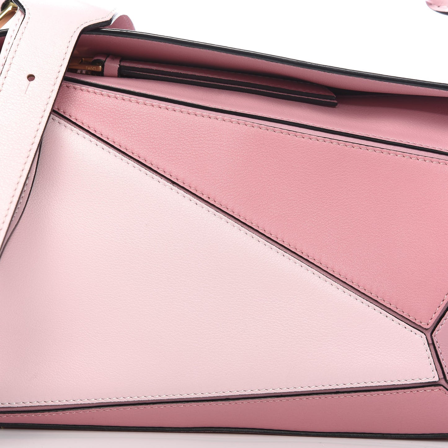 Calfskin Small Puzzle Bag Soft Pink