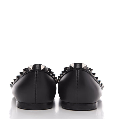 Valentino Garavani Nappa Rockstud Ballerina Flats 35.5 Black 6 of 9